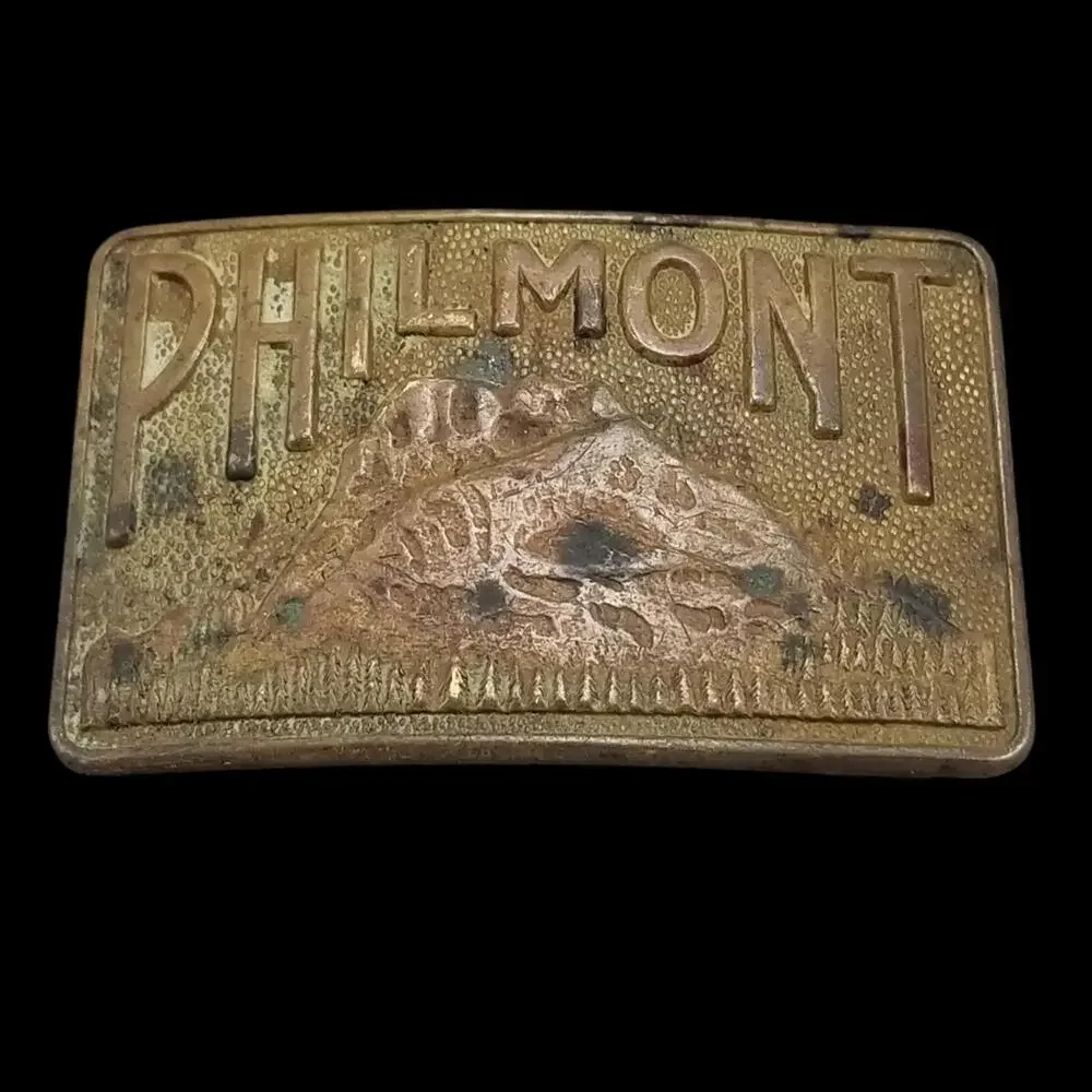Vintage Belt Buckle Philmont Mountain Wilderness Sangre De Cristo Rocky Mountain
